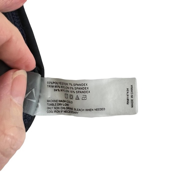 Prism Sport Sports Bra Strappy Blue Textured Women's Size Small - Picture 6 of 9